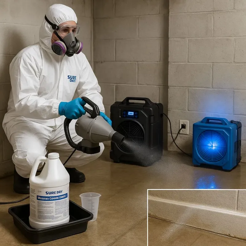 Sanitization and Odor Removal process in West Lake Sammamish, WA