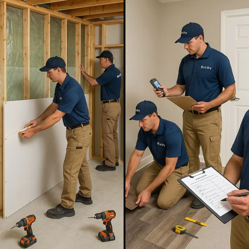 Repairs and Reconstruction process in West Lake Sammamish, WA